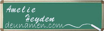 Amelie Heyden Visitenkarte